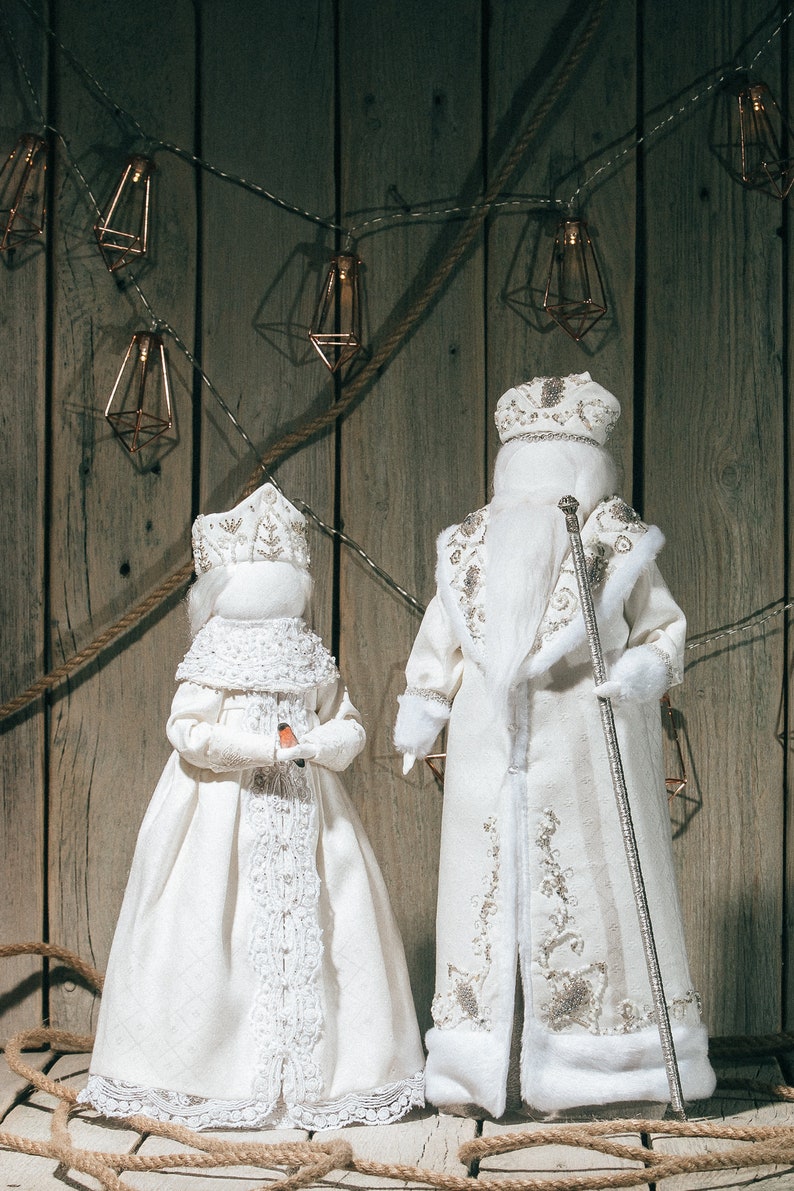 Father Christmas and Snegurochka image dolls image 0
