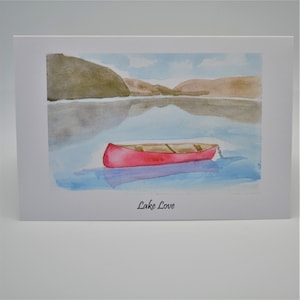 Carte Amour du lac