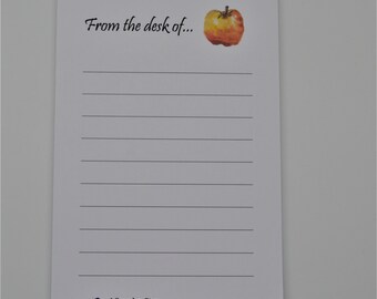 From the Desk of - Apple Notepad