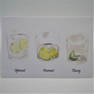 Ottimista - Pessimista - Assetato - Gin
