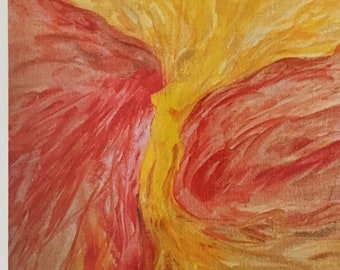 Fire Elemental!  Print of the "Spirit of the Sun" Painting by Bronwen Valentine