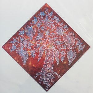 Signed Reproduction Print of the Sereni-Tree Spirit Painting by Bronwen Valentine image 1