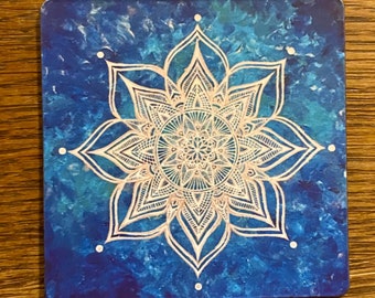 Art Magnet - Oceans of Love Mandala Painting by Bronwen Valentine