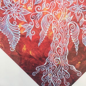 Signed Reproduction Print of the Sereni-Tree Spirit Painting by Bronwen Valentine image 2