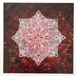 Signed Reproduction Print of the Genesis Painting by Bronwen Valentine