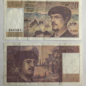 France 20 Francs Claude Debussy 1980s-1997