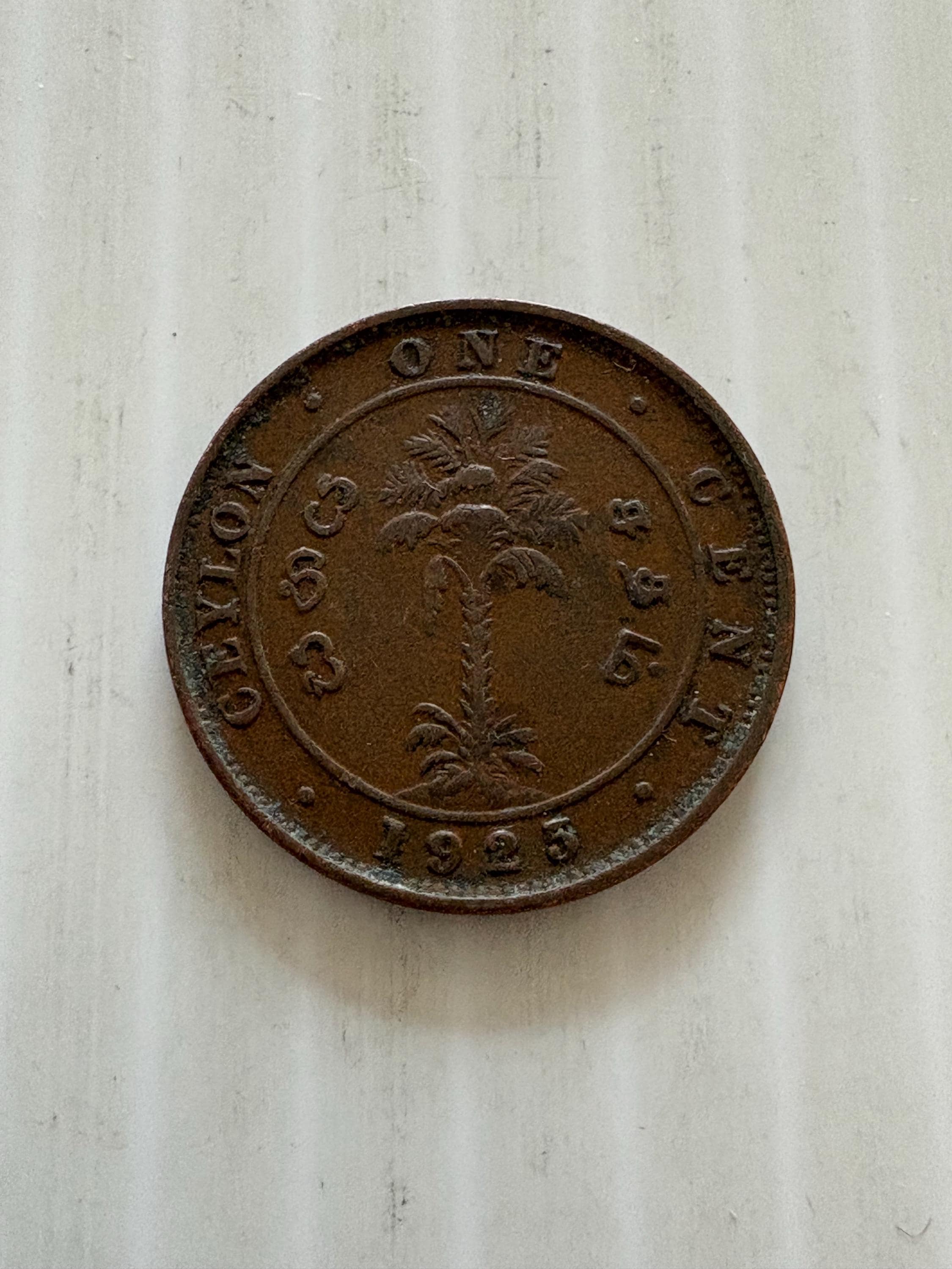 JCC | ジャパンコインキャビネット ⁄ セイロン 1957年 5ルピー⁄1ルピー セイロン 1