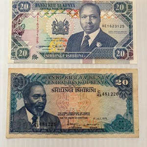 Kenya banknotes - Etsy 日本