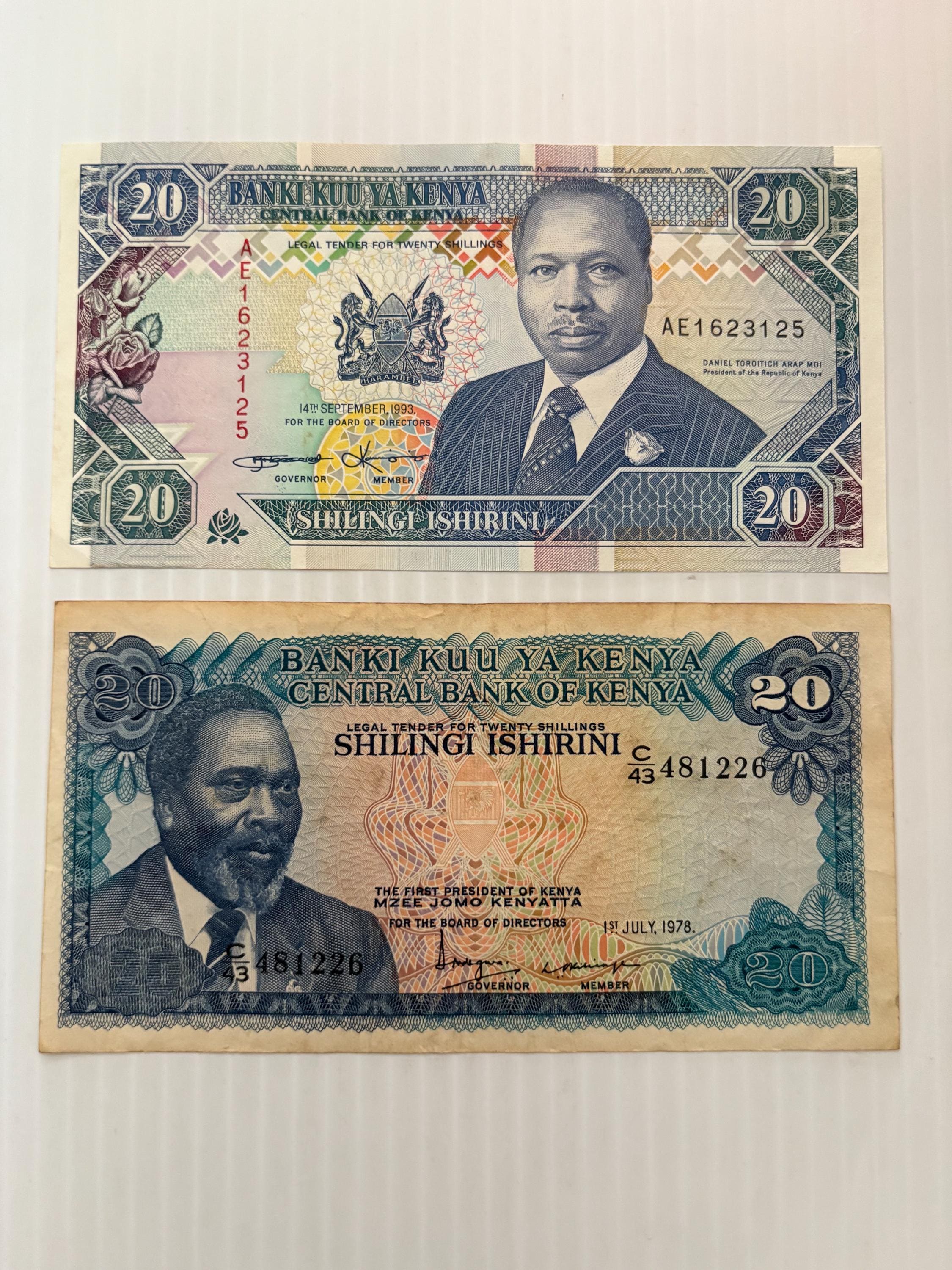 Kenya banknotes - Etsy 日本
