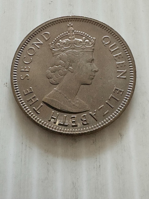 香港 1ドル 1975年 状態良好 エリザベス2世女王 - Etsy 日本