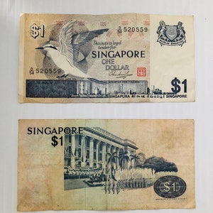 Singapore 1 Dollar 1970s Bird Series