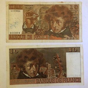 Frankreich 10 Francs Hector Berlioz 1970er Jahre