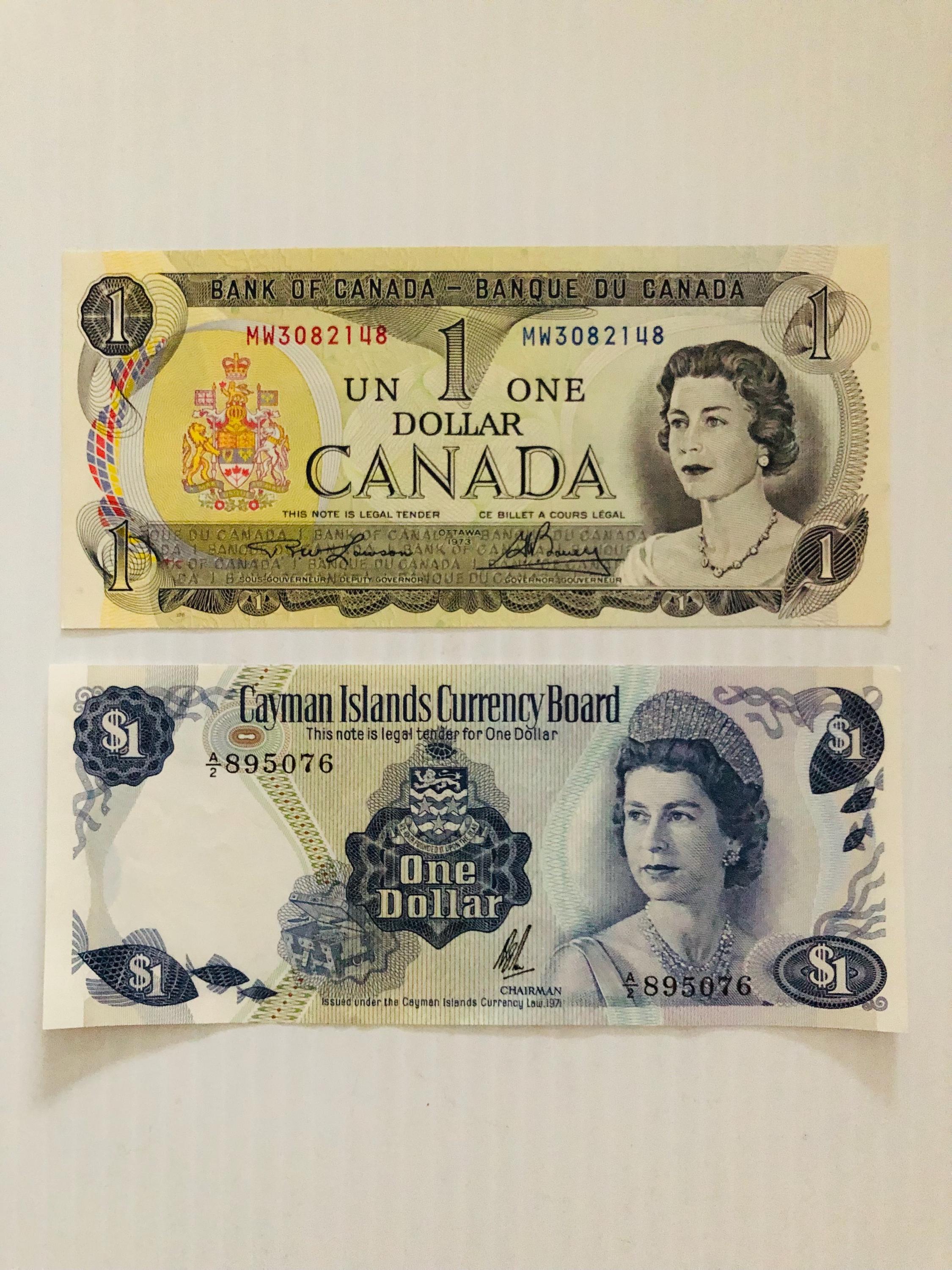Queen Elizabeth Banknotes Crisp Lot of 2: Canada, Cayman Islands - Etsy  Ireland