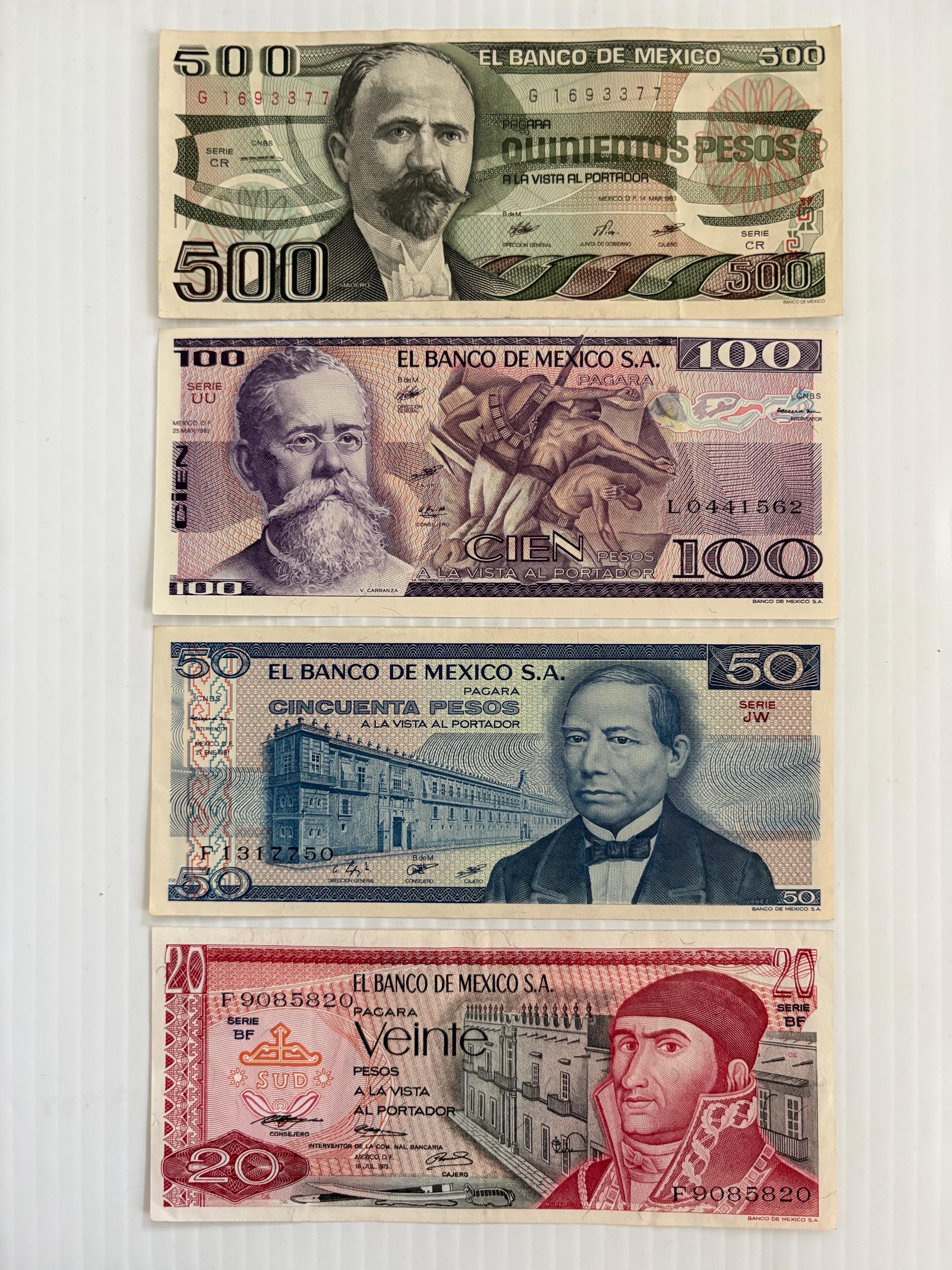 Mexico 500 pesos - Etsy 日本