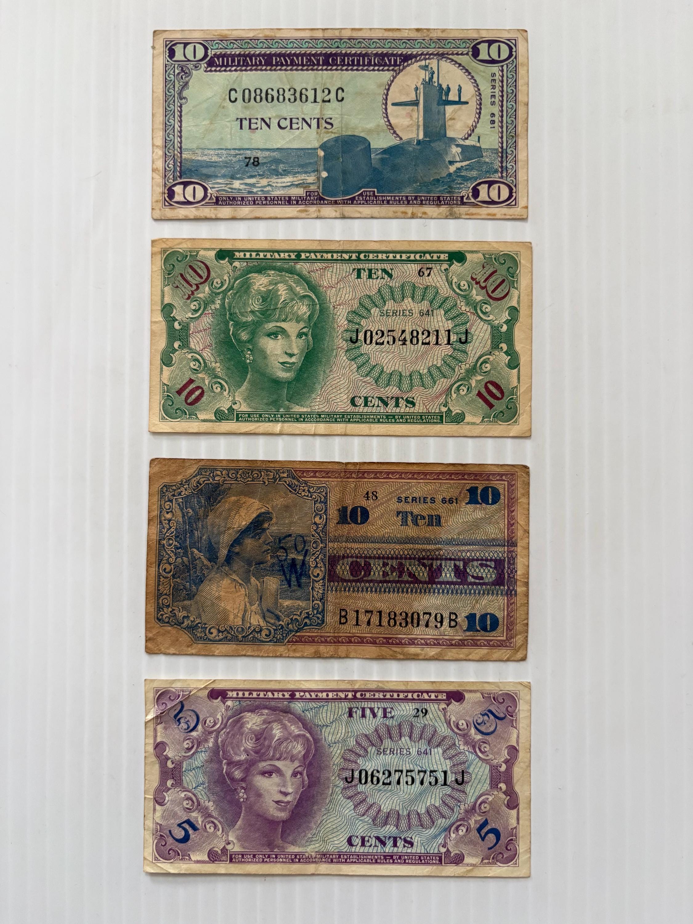 Military payment certificate - Etsy 日本