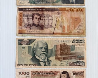 ロシア 10000ルーブル 1992年と5000ルーブル 1995年 紙幣2枚セット