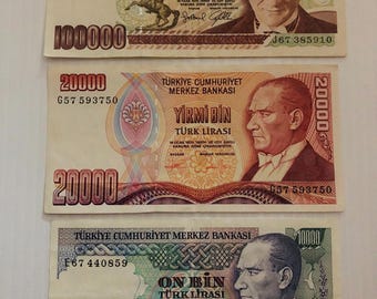 トルコ 50,000 リラ紙幣 1989-1995 UNC。古い紙幣、外国紙幣 - 紙幣