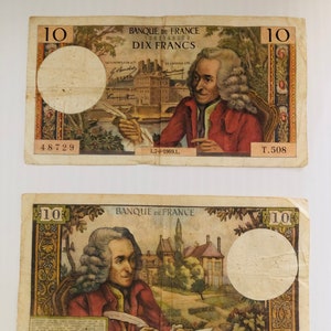 Frankreich 10 Francs 1960er-1970er Jahre Voltaire