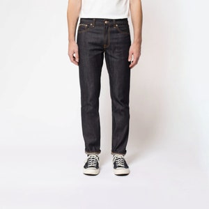 Ueno - Regular Straight - Mid Waist - Organic Japanese Selvedge Denim Jeans - Copper Button Fly - Kaihara Denim Mill - The Jean Maker
