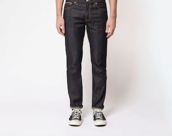 Ueno - Regular Straight - Mid Waist - Organic Japanese Selvedge Denim Jeans - Copper Button Fly - Kaihara Denim Mill - The Jean Maker