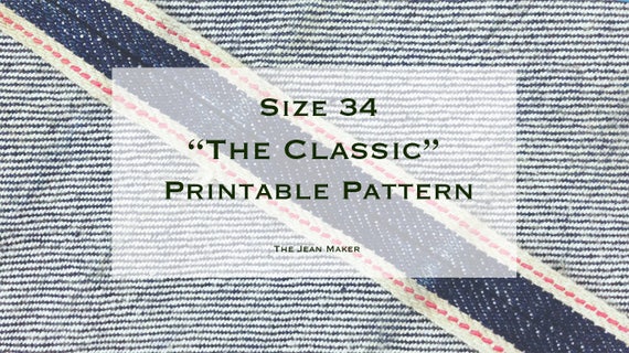 selvedge denim pattern