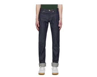 Organic Cotton Japanese Selvage Denim Slim-Fit Straight Non- Stretch Jeans John Addison Jeans Franklin by The Jean Maker