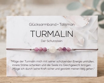 Tourmaline • Protection & Stability • Lucky Bracelet • Gemstone Bracelet • Symbolic Jewelry Gift