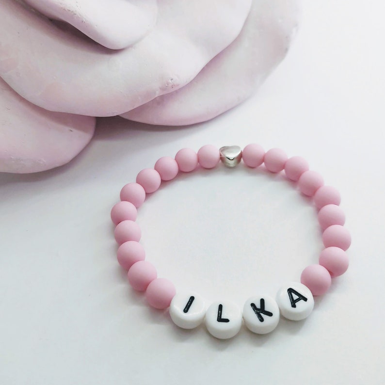 baby bracelet Personalized 182a name bracelet Baptism Baby Baptism Birth boy baptismary bracelet girl MiPerla Heart Gift