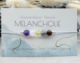 Mikovivi Bracciale In Ossidiana Tormalina Nera, Circonferenza 20,2 Cm Bracciale In Pietra Di Onice Nera Occhio Di Tigre Gioielli Con Perline Protezione Per Uomo E Donna Anniversario - Foto 3