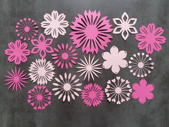 Free Free 163 Svg Paper Flower Center Template SVG PNG EPS DXF File