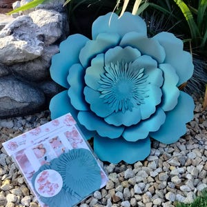 Kit creativo pronto da montare fiori giganti articoli per feste decorazioni di compleanno decorazioni per feste fondali decorazioni con fiori di carta