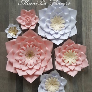 PDF Paper Flower Template 53 Printable Template. Paper Flower - Etsy