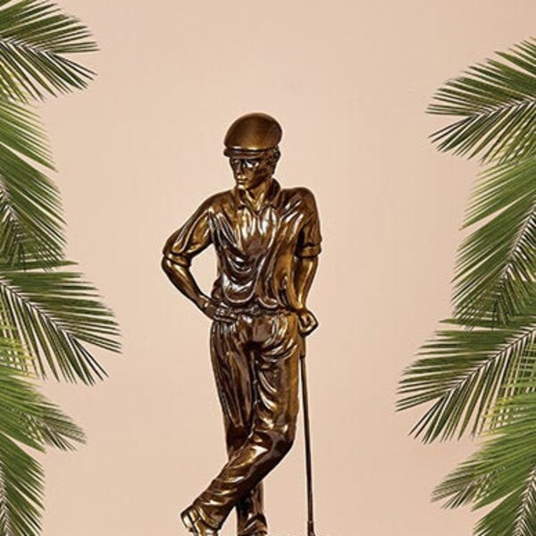 Outdoor Statue of Golfer Etsy