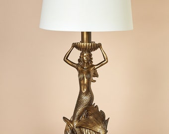 Mermaid Table Lamp, Mermaid Lamp