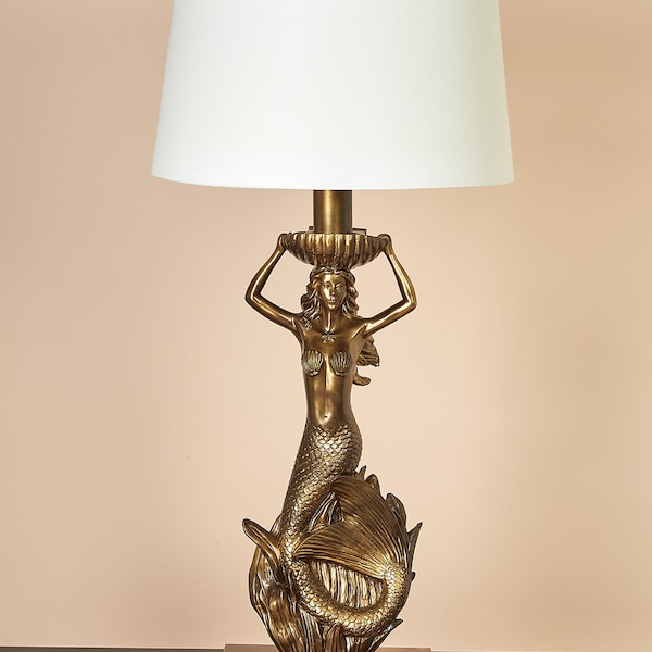 Vintage Mermaid Lamp Etsy