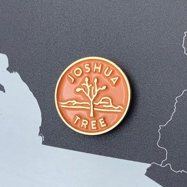 Joshua Tree NP Enamel Magnet- Collectible Token for the National Park Explorer's Map