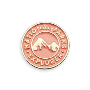 National Park Explorer Enamel Magnet - Collectible Token for the National Park Explorer&#39;s Map