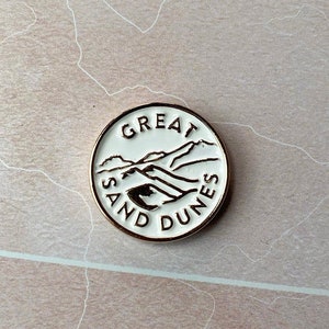 Great Sand Dunes NP Enamel Magnet- Collectible Token for the National Park Explorer&#39;s Map