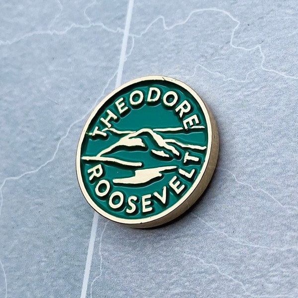 Theodore Roosevelt NP Enamel Magnet- Collectible Token for the National Park Explorer's Map