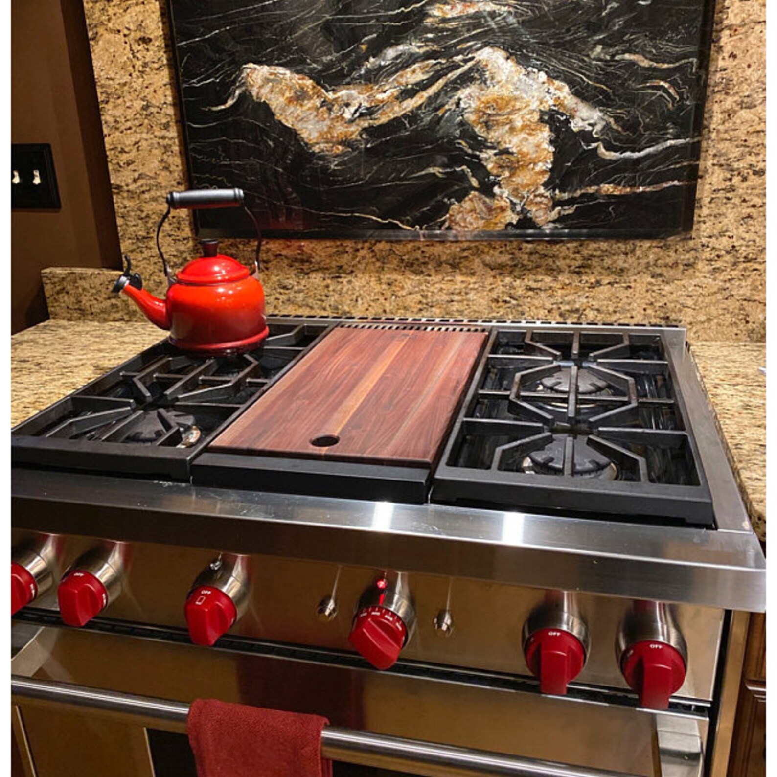 Miele Griddle Cover and Cutting Board in edge grain Black Etsy