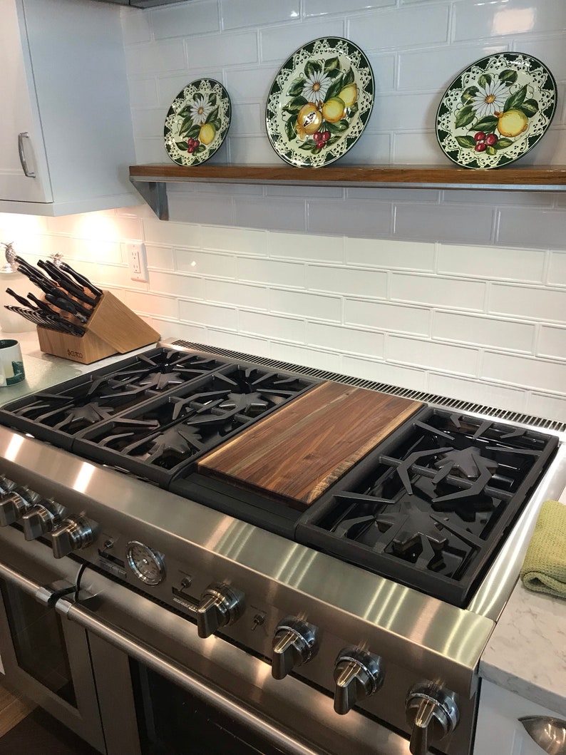 Miele Griddle Cover and Cutting Board in edge grain Black Etsy