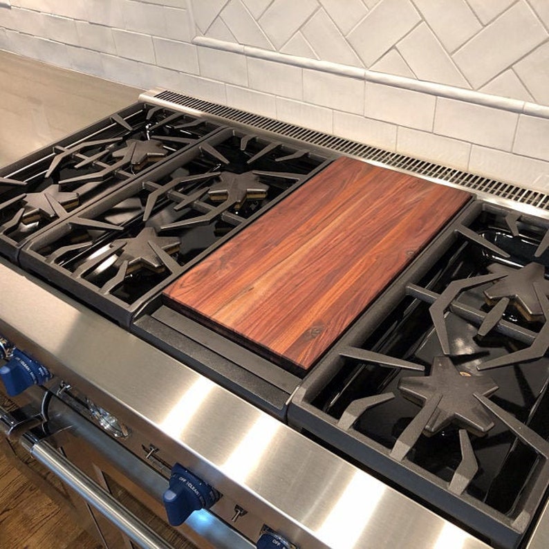 Miele Griddle Cover and Cutting Board in edge grain Black Etsy