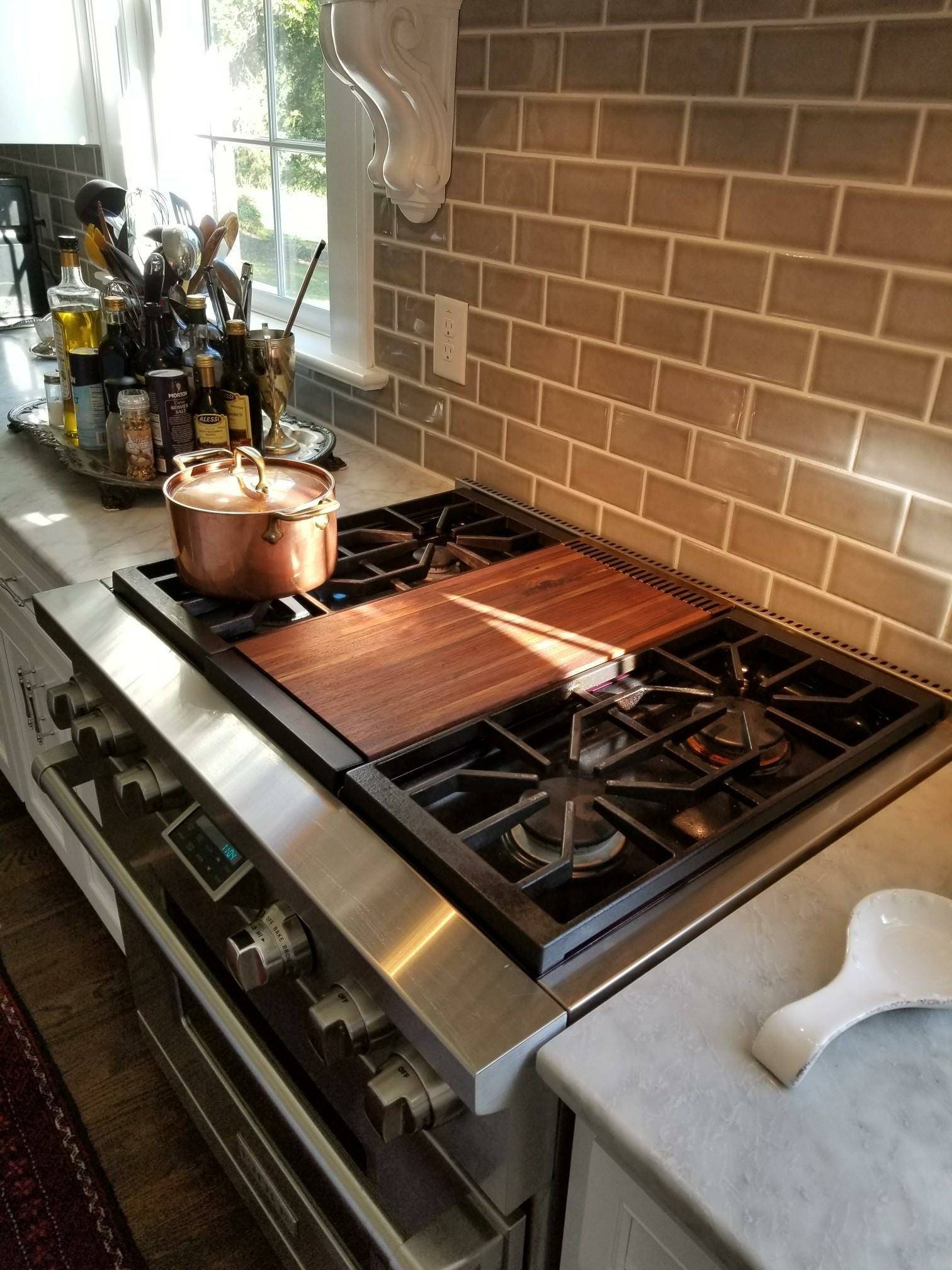 Miele Griddle Cover and Cutting Board in edge grain Black Etsy