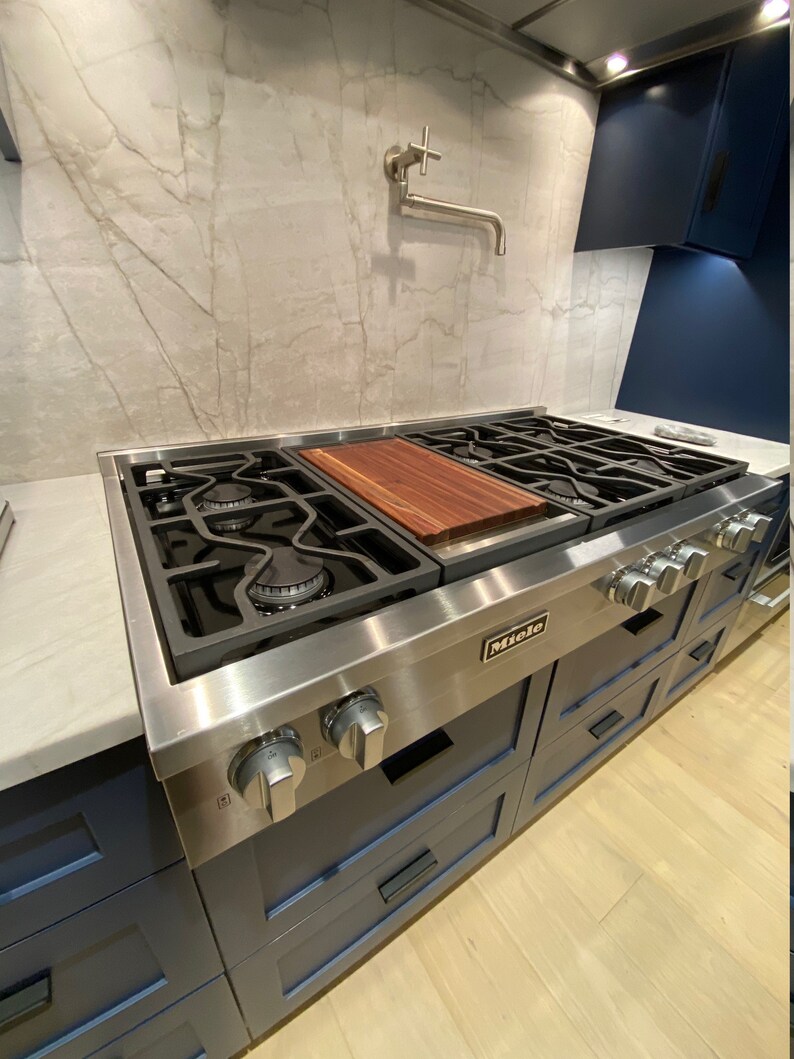 Miele Griddle Cover and Cutting Board in edge grain Black Etsy