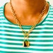 The Gold Lock Chain - Etsy