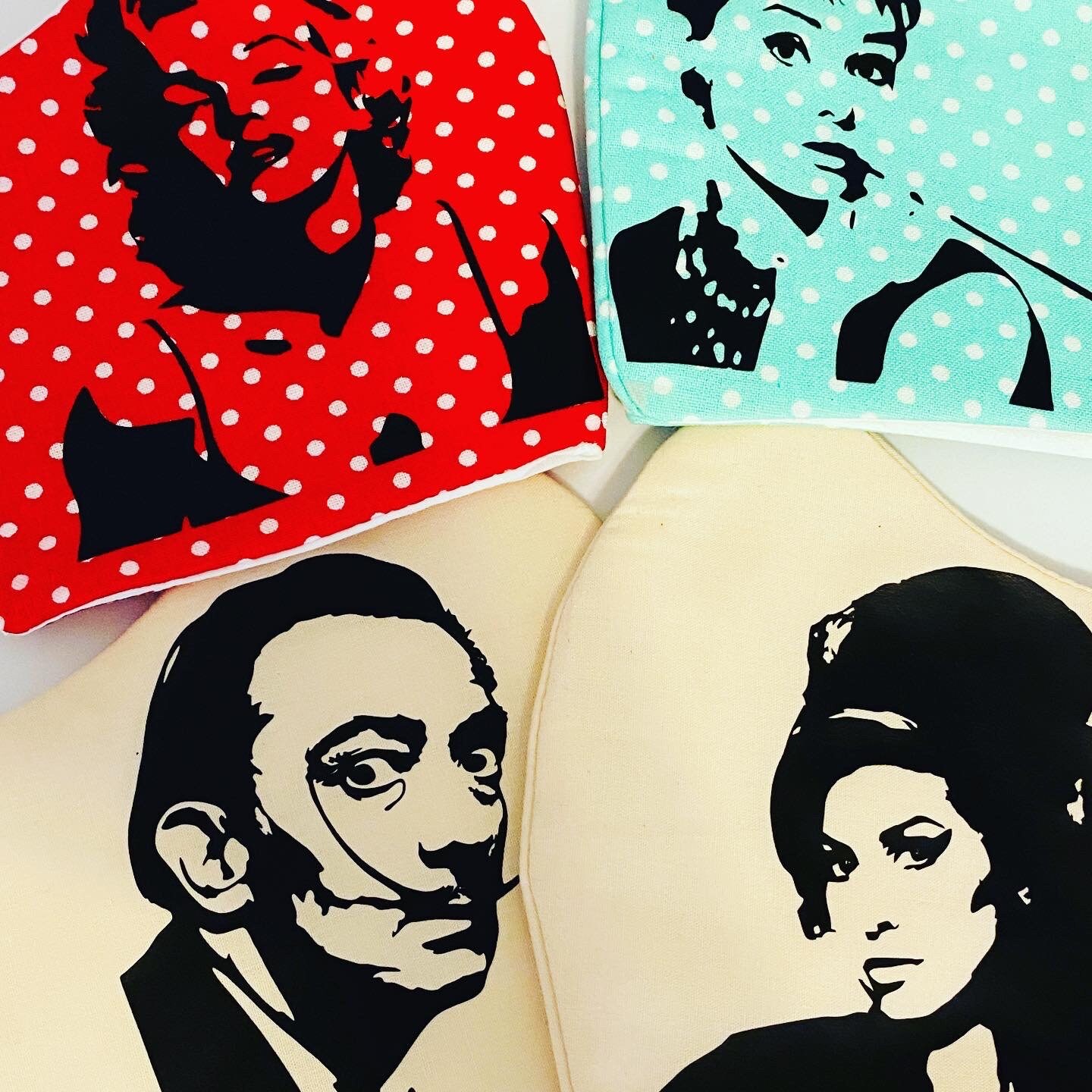 The Audrey Hepburn Face Mask 100 Cotton Handmade Cover Etsy