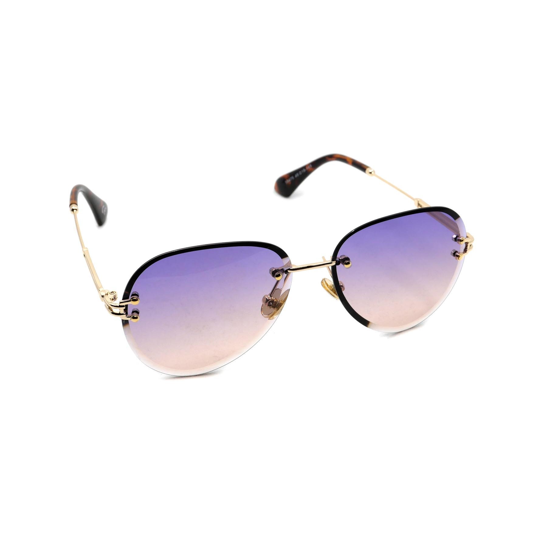 Frameless Aviator Retro Classic Style Sunglasses | Etsy