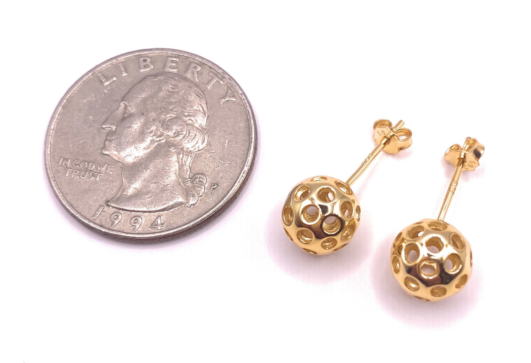 Pickleball Stud Earrings for Women Silver/gold/green Etsy