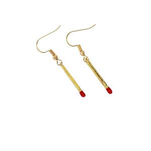 Red Matches Earrings