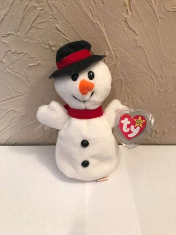 snowman beanie baby